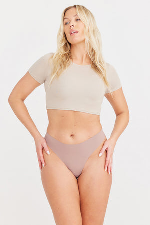 NO VPL THONG - MOCHA