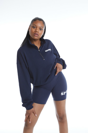 SPORTS CLUB CYCLING SHORTS - NAVY