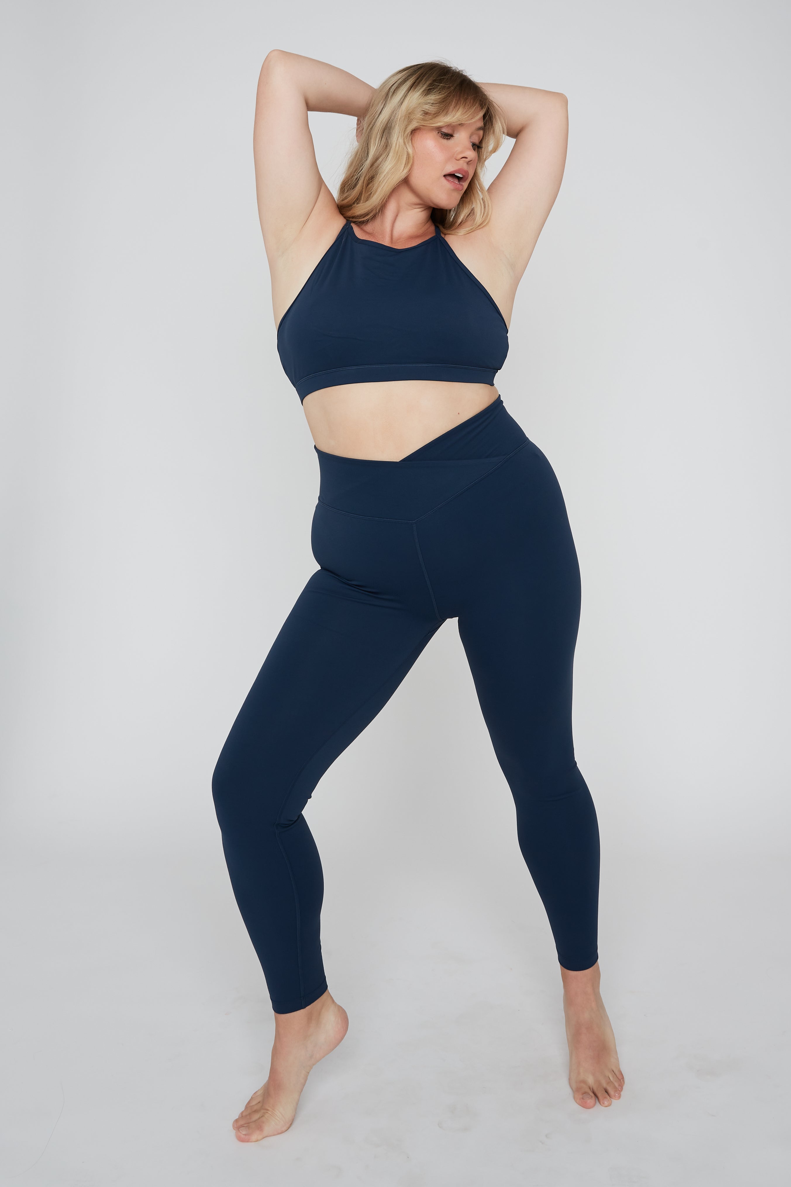 DAYFLEX WRAP HIGH WAISTED LEGGING - SEA BLUE – TALA